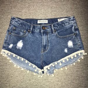 BullHead Denim High Rise Shorts